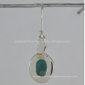 Beautiful Larimar Gemstone 925 Sterling Silver Drop Earrings Wholesale Jewelry